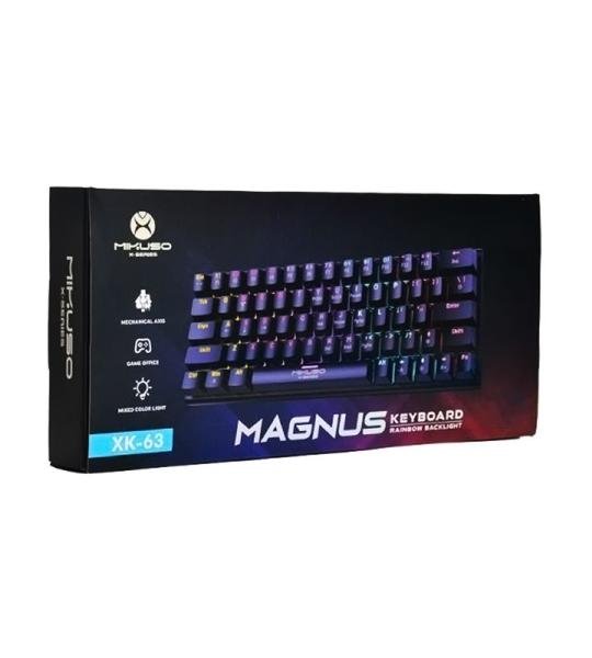 Mikuso XK-63 X-Series Keyboard Gaming Mechanical Magnus 63 keys USB Type C Wired