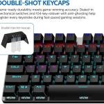 Philips Wired Mechanical RGB Gaming blue switch
