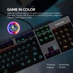 Philips Wired Mechanical RGB Gaming blue switch