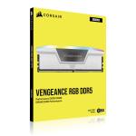 CORSAIR Vengeance DDR5 RAM 32GB (2x16GB) 6000MHz White XMP