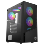 CASE MSI PAG SHIELD 200L BLACK (NO FANS)