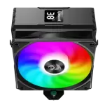 REDRAGON CC-1013 CPU Cooler With Temperature Display 12cm RGB Fan 4 Heat Pipes