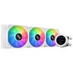 SAMA SM360 PRO AIO 360mm Liquid Cooler 2.8 inch Screen LCD Display CPU Cooler_WHITE