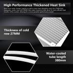 SAMA SM360 PRO AIO 360mm Liquid Cooler 2.8 inch Screen LCD Display CPU Cooler_WHITE