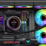 SAMA SM360 PRO AIO 360mm Liquid Cooler 2.8 inch Screen LCD Display CPU Cooler