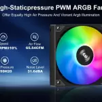 SAMA SM360 PRO AIO 360mm Liquid Cooler 2.8 inch Screen LCD Display CPU Cooler