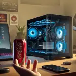 AsiaHorse AMICI-5GT RGB PC Fans, Infinity Mirror WHITE