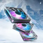 AsiaHorse AMICI-5GT RGB PC Fans, Infinity Mirror WHITE