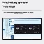 TURZX TURING SMART 8.8 INCH IPS BLACK