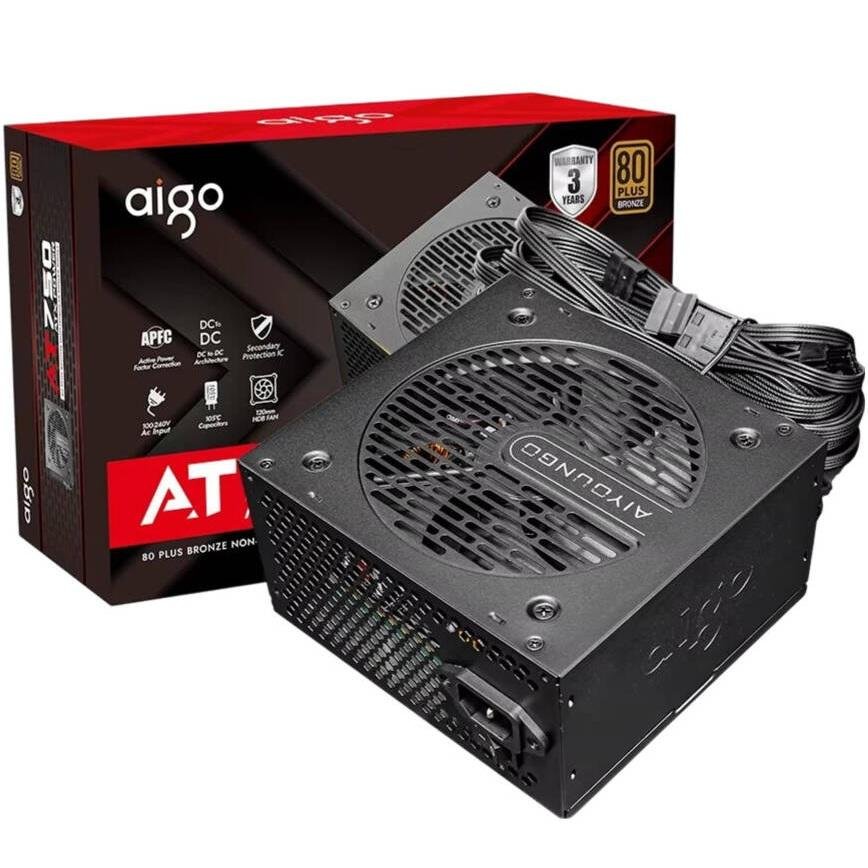 DARK FLASH Aigo AT750 Power Supply 750W, 80 Plus Bronze