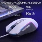 Redragon S151 Gaming Keyboard & Mouse Combo, 104 Keys K525 Wired RGB