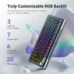 Redragon K708-RGB-PRO TKL Gasket Mechanical keyboard