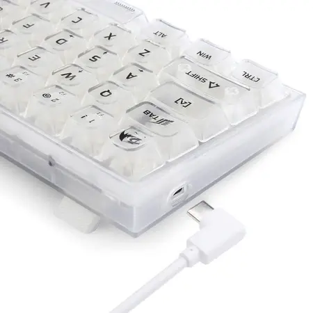 -REDRAGON MECHANICAL KEYBOARD K617 CT WIRED TRANSPARENT