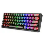 REDRAGON MECHANICAL KEYBOARD K617 CTB WIRED TRANSPARENT BLACK