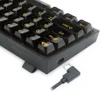 REDRAGON MECHANICAL KEYBOARD K617 CTB WIRED TRANSPARENT BLACK