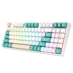 REDRAGON MECHANICAL KEYBOARD K643WGC-RGB PRO 94KEYS BLUETOOTH 2.4G+ WIRED TRI-MODES