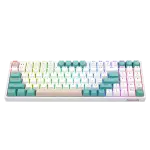 REDRAGON MECHANICAL KEYBOARD K643WGC-RGB PRO 94KEYS BLUETOOTH 2.4G+ WIRED TRI-MODES