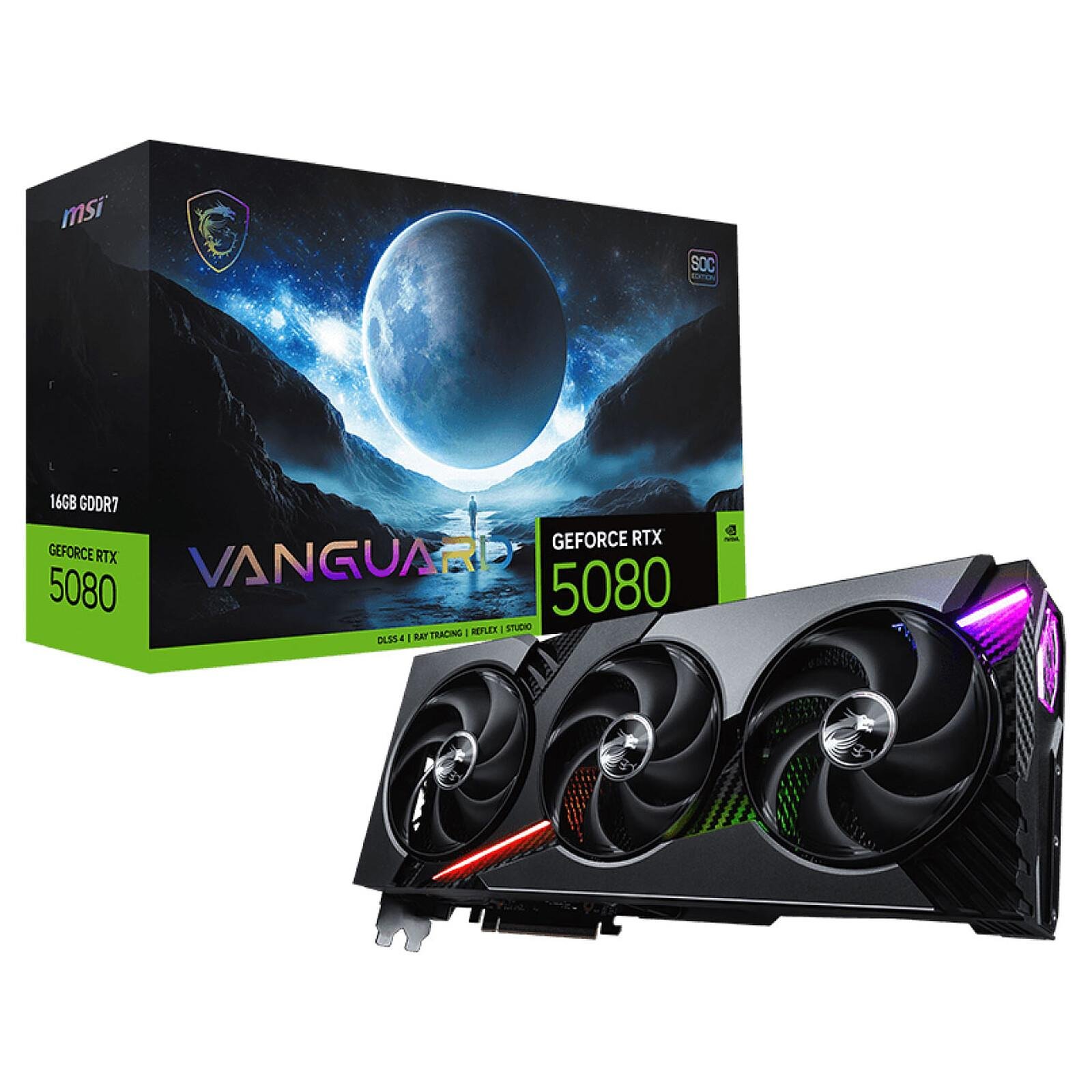 RTX 5080 MSI VANGUARD SOC OC 16GB