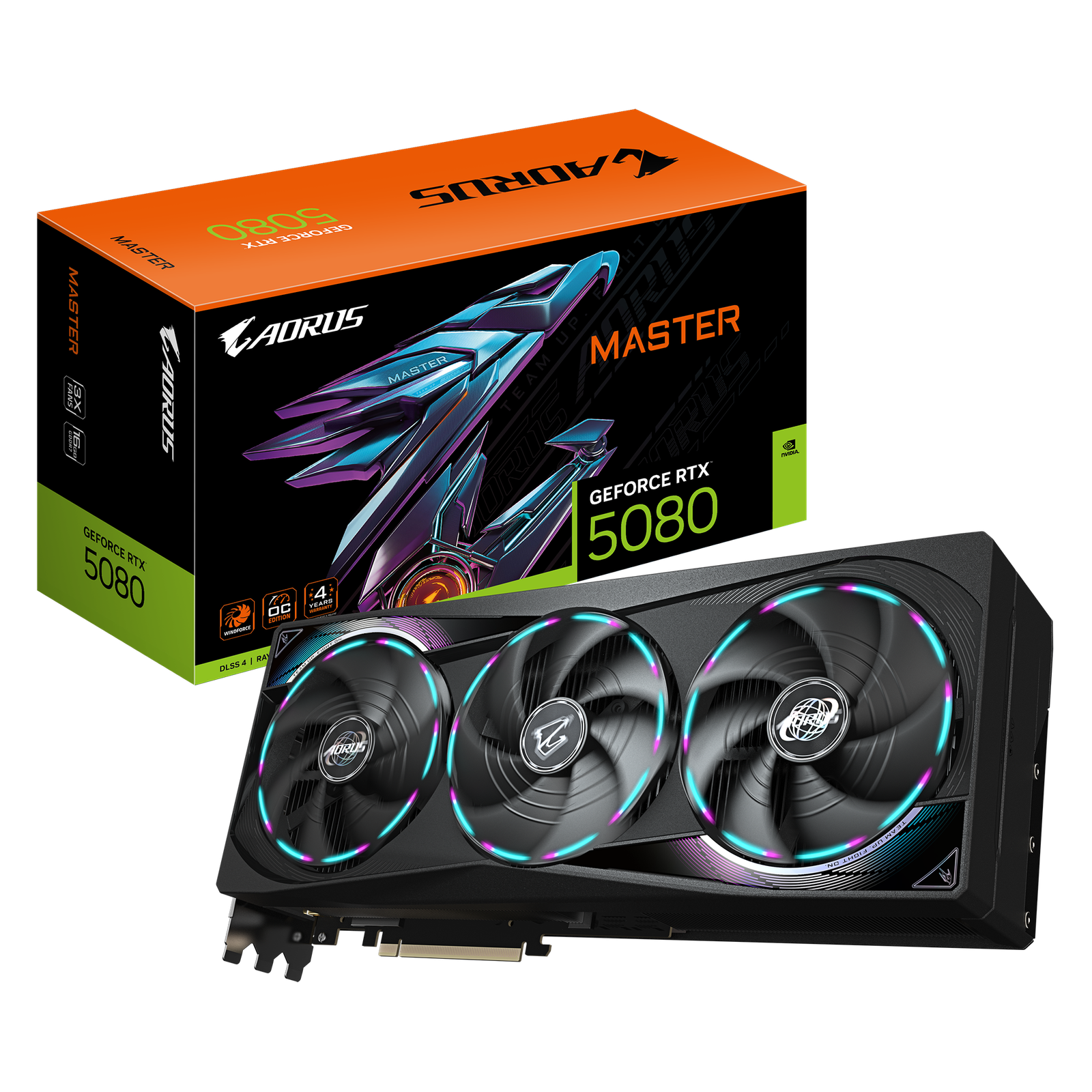 RTX 5080 AORUS MASTER OC 16GB