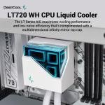 COOLER DEEPCOOL LT720 WHITE