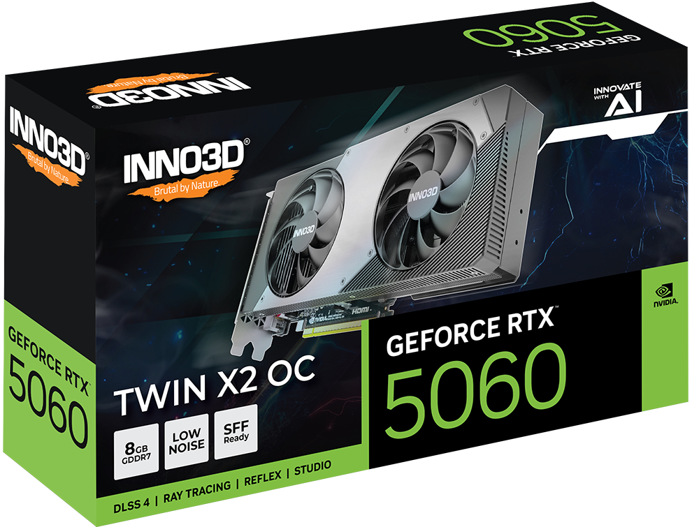 INNO3D GeForce RTX™ 5060 TWIN X2 OC