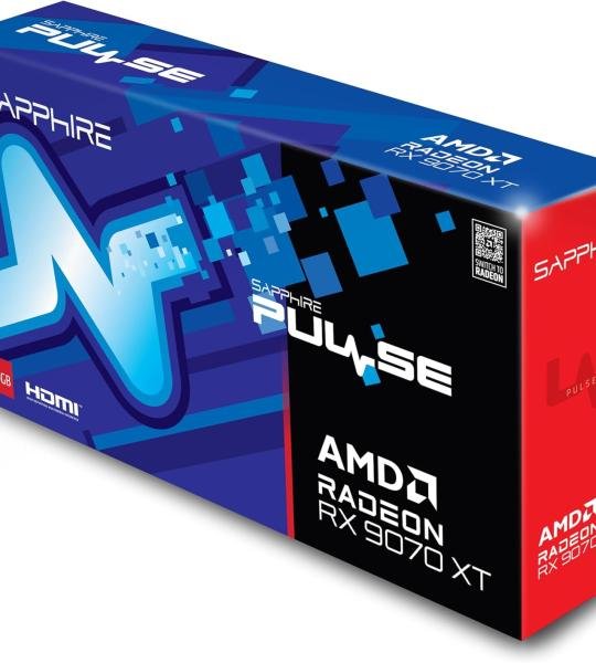 Sapphire Pulse AMD Radeon™ RX 9070 XT Gaming 16GB Dual HDMI/Dual DP