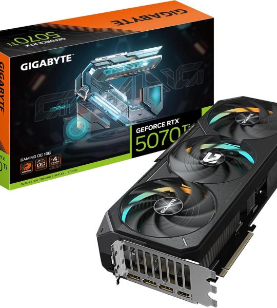 GIGABYTE GeForce RTX 5070 Ti Gaming OC 16G