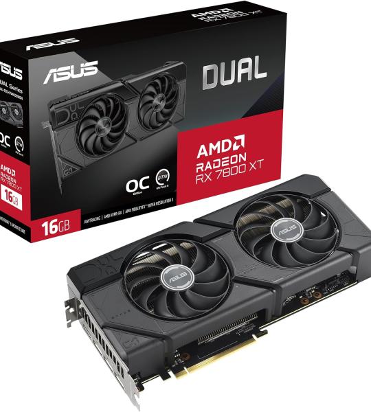 ASUS Dual RadeonTM RX 7800 XT OC Edition 16GB GDDR6
