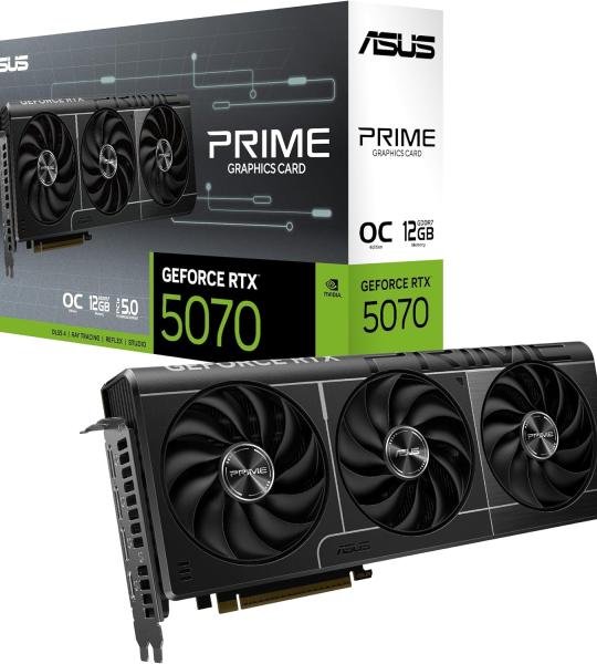 ASUS PRIME GeForce RTX™ 5070 12GB GDDR7 OC Edition