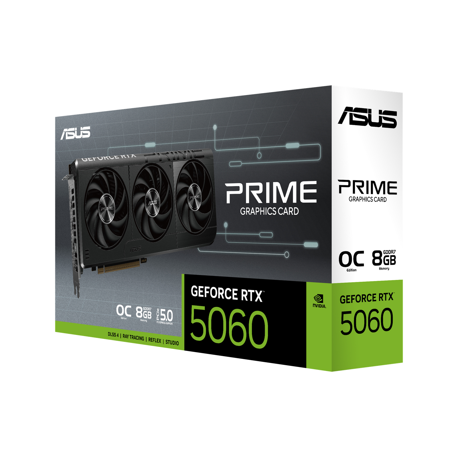 ASUS PRIME GeForce RTX™ 5060 8GB GDDR7 OC Edition