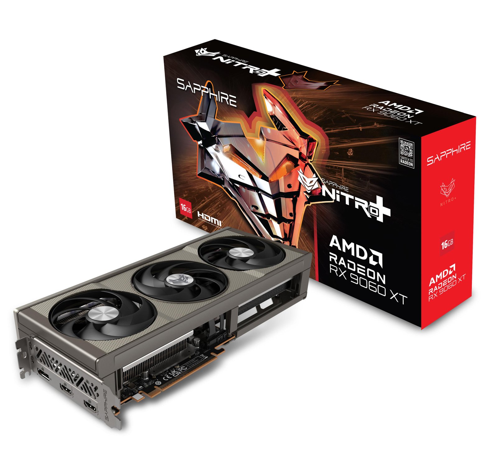 Sapphire NITRO+ AMD Radeon™ RX 9060 XT OC GPU