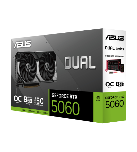 ASUS Dual GeForce RTX™ 5060 8GB GDDR7 OC Edition