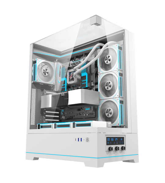 DY450L Pro ATX PC Case WHITE