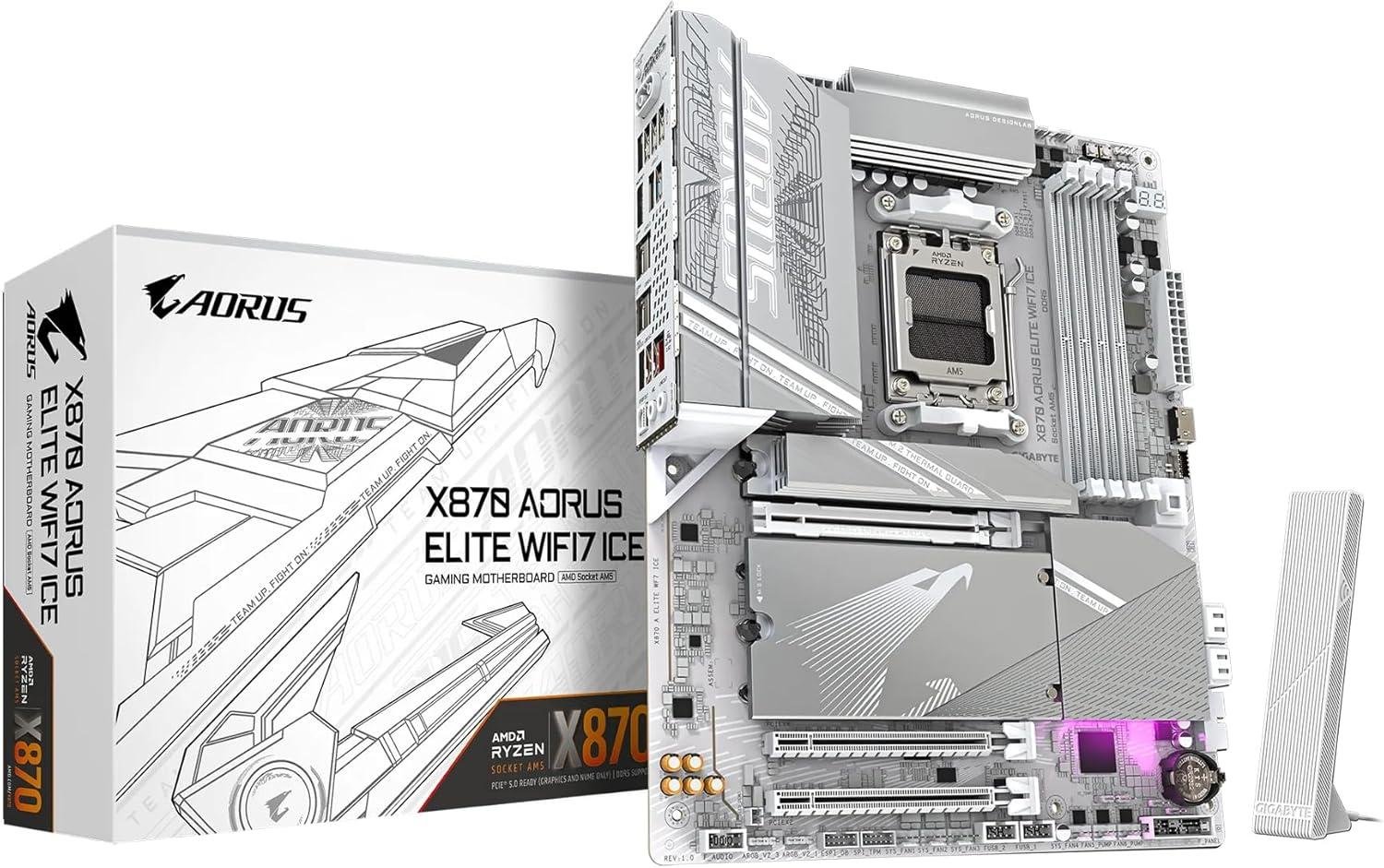 X870 GIGABYTE AORUS ELITE WIFI7 ICE