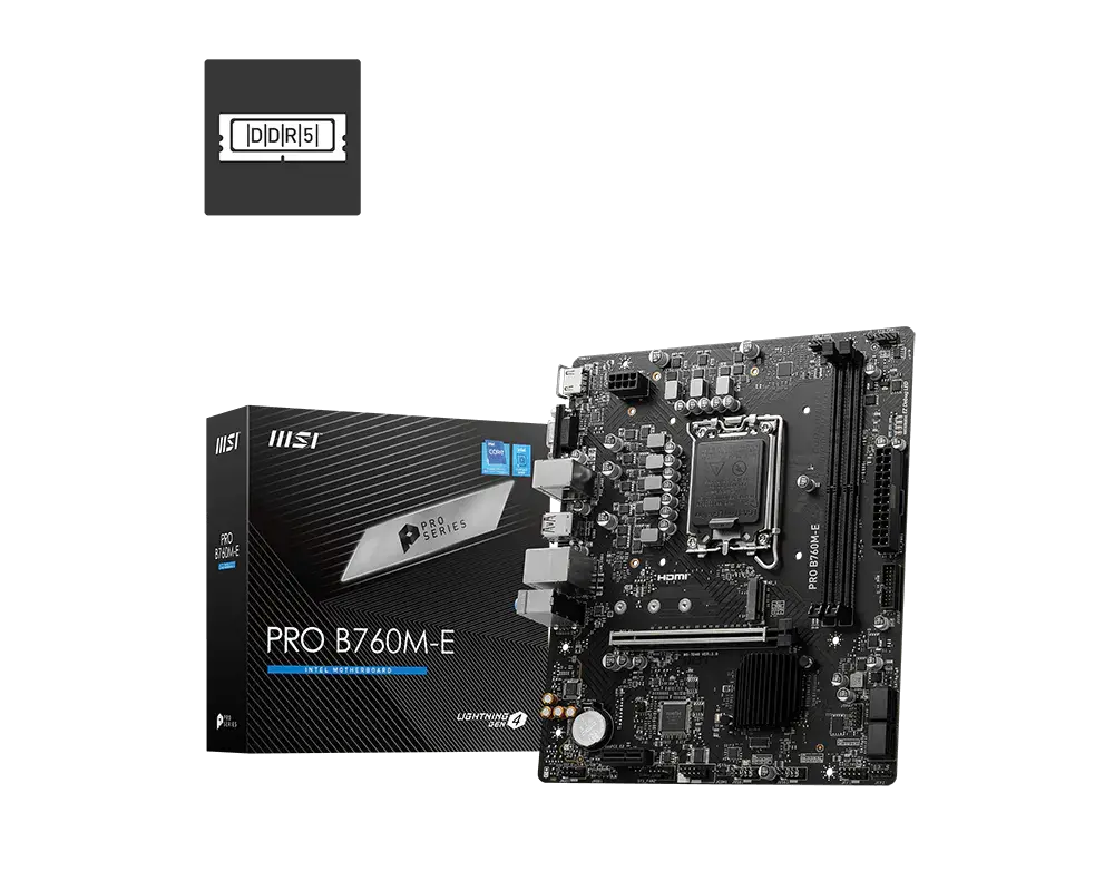 B760M-E MSI PRO DDR5