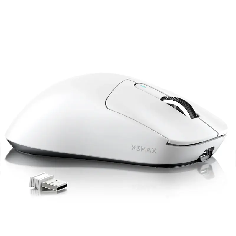MOUSE ATTACK SHARK X3MAX PAW3950 WIRELESS WHITE