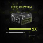 MSI MAG A1000GL PCIE 5 Gaming Power Supply - ATX 3.1 & PCIE 5.1