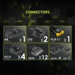MSI MAG A1000GL PCIE 5 Gaming Power Supply - ATX 3.1 & PCIE 5.1