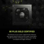 MSI MAG A850GL PCIE 5.1 & ATX 3.1 Gaming Power Supply - Full Modular