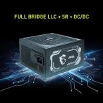 MSI MAG A1000GL PCIE 5 Gaming Power Supply - ATX 3.1 & PCIE 5.1