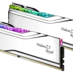 RAM G.SKILL Trident Z5 ROYAL RGB DDR5 2x48 96GB 6000Mhz CL30 SILVER XMP F5-6000J3036F48GX2-TR5S