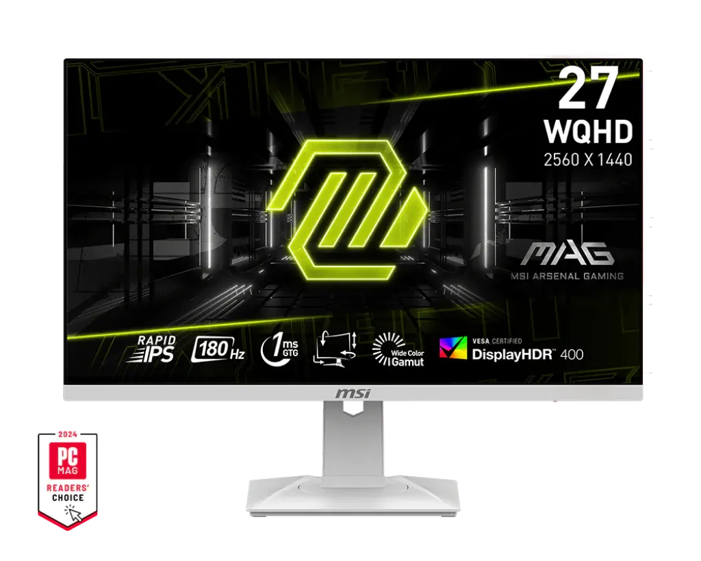 MSI MAG 274QRFW WHITE 2K 180HZ IPS 27Inch 1ms