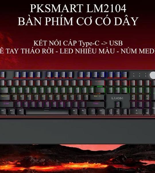 KEYBORD LOUM LM2104blue switch
